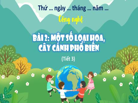 Bài giảng Công nghệ 4 - Bài 2: Một số loại hoa, cây cảnh phổ biến (Tiết 3) - Trịnh Thị Quyên