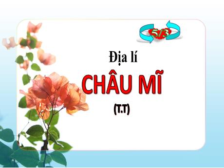 Bài giảng Địa lí 5 - Bài 26: Châu Mĩ (Tiếp theo) - Đặng Thái Lê Na