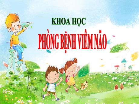 Bài giảng Khoa học 5 - Bài 14: Phòng bệnh viêm não - Đặng Thái Lê Na