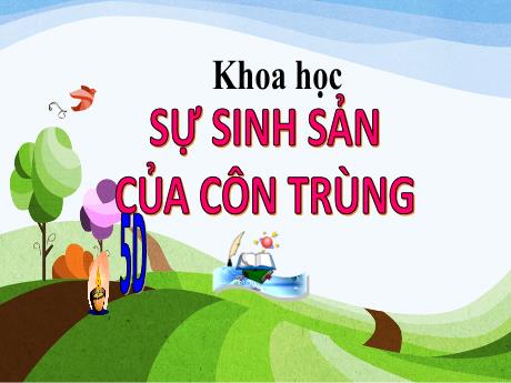 Bài giảng Khoa học 5 - Bài 56: Sự sinh sản của côn trùng - Đặng Thái Lê Na