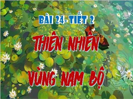 Bài giảng Lịch sử & Địa lí 4 - Bài 24: Thiên nhiên vùng Nam Bộ (Tiết 2) - Trịnh Thị Quyên