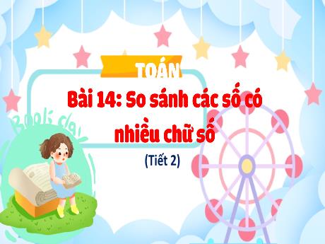 Bài giảng Toán 4 - Bài 14: So sánh các số có nhiều chữ số (Tiết 2) - Phan Thị Thảo