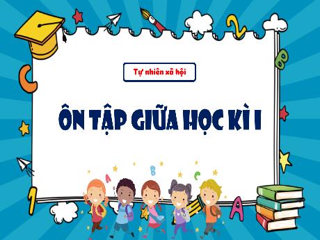 Bài giảng Tự nhiên & Xã hội 3 - Ôn tập giữa học kì I - Phan Thị Thảo