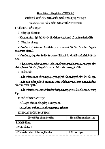 Kế hoạch bài dạy Lớp 3 - Tuần 15 - Năm học 2023-2024 - Phan Thái Châu Anh
