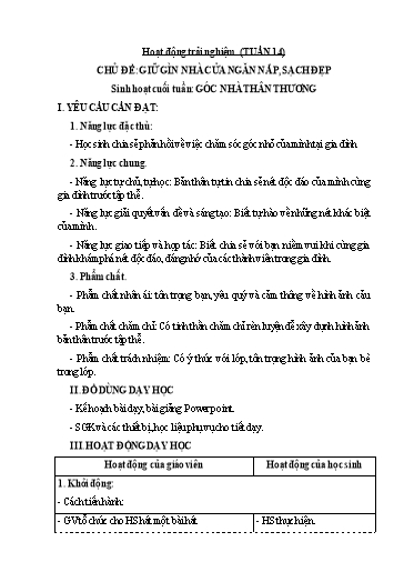 Kế hoạch bài dạy Lớp 3 - Tuần 15 - Năm học 2023-2024 - Phan Thị Thảo