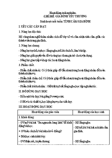 Kế hoạch bài dạy Lớp 3 - Tuần 19 - Năm học 2023-2024 - Phan Thái Châu Anh