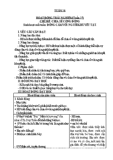 Kế hoạch bài dạy Lớp 3 - Tuần 28 - Năm học 2023-2024 - Phan Thái Châu Anh
