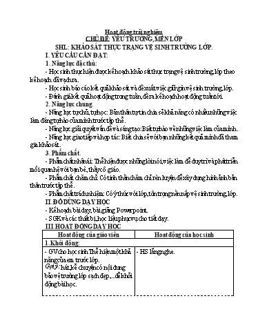 Kế hoạch bài dạy Lớp 4 - Tuần 10 - Năm học 2024-2025 - Đặng Thái Lê Na