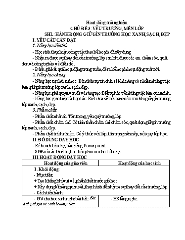 Kế hoạch bài dạy Lớp 4 - Tuần 11 - Năm học 2023-2024 - Đậu Thị Hương