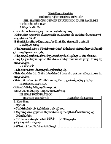Kế hoạch bài dạy Lớp 4 - Tuần 11 - Năm học 2024-2025 - Phan Thị Thảo