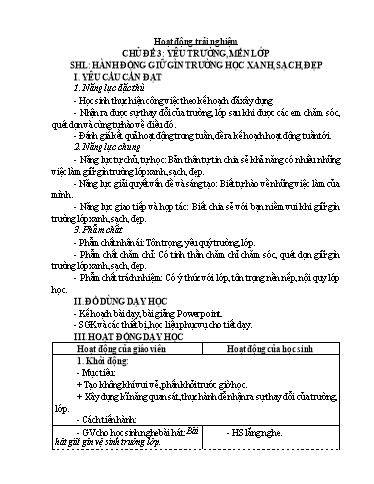 Kế hoạch bài dạy Lớp 4 - Tuần 11 - Năm học 2024-2025 - Trịnh Thị Quyên