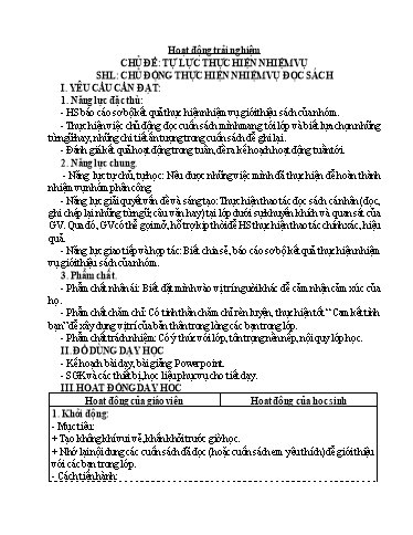 Kế hoạch bài dạy Lớp 4 - Tuần 14 - Năm học 2024-2025 - Đậu Thị Hương