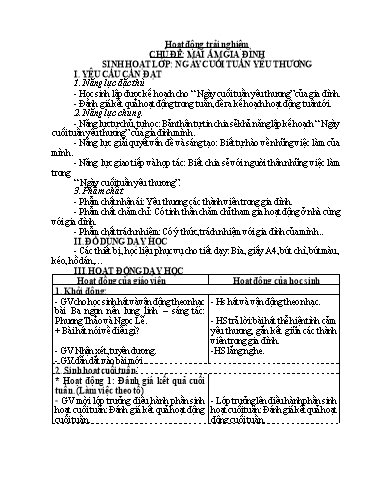 Kế hoạch bài dạy Lớp 4 - Tuần 18 - Năm học 2024-2025 - Đặng Thái Lê Na