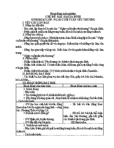 Kế hoạch bài dạy Lớp 4 - Tuần 18 - Năm học 2024-2025 - Đậu Thị Hương