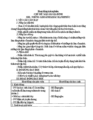 Kế hoạch bài dạy Lớp 4 - Tuần 19 - Năm học 2024-2025 - Đặng Thái Lê Na