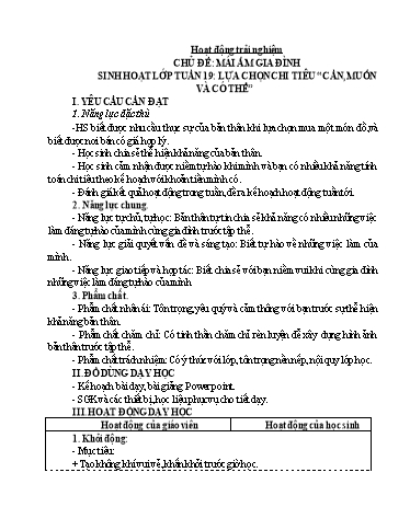 Kế hoạch bài dạy Lớp 4 - Tuần 20 - Năm học 2022-2023 - Đậu Thị Hương