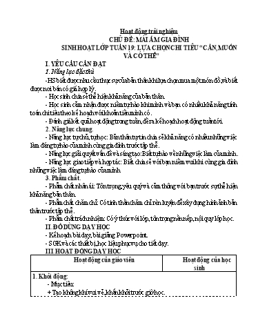 Kế hoạch bài dạy Lớp 4 - Tuần 20 - Năm học 2024-2025 - Đậu Thị Hương