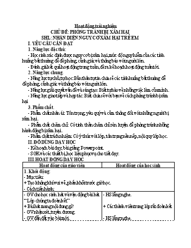 Kế hoạch bài dạy Lớp 4 - Tuần 22 - Năm học 2024-2025 - Đậu Thị Hương
