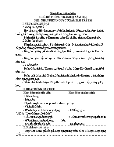 Kế hoạch bài dạy Lớp 4 - Tuần 22 - Năm học 2024-2025 - Trịnh Thị Quyên