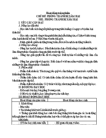Kế hoạch bài dạy Lớp 4 - Tuần 23 - Năm học 2023-2024 - Đậu Thị Hương