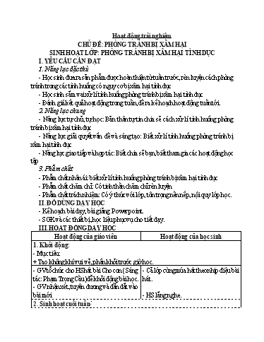 Kế hoạch bài dạy Lớp 4 - Tuần 25 - Năm học 2023-2024 - Trịnh Thị Quyên