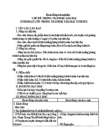 Kế hoạch bài dạy Lớp 4 - Tuần 25 - Năm học 2024-2025 - Lương Phương Trang