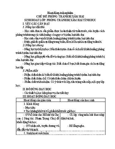 Kế hoạch bài dạy Lớp 4 - Tuần 25 - Năm học 2024-2025 - Trịnh Thị Quyên