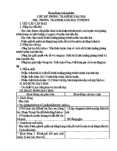 Kế hoạch bài dạy Lớp 4 - Tuần 26 - Năm học 2024-2025 - Trịnh Thị Quyên