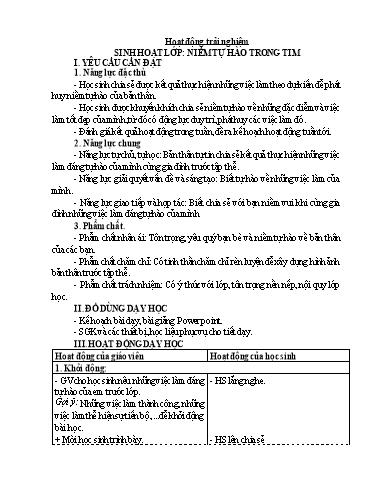 Kế hoạch bài dạy Lớp 4 - Tuần 3 - Năm học 2024-2025 - Đặng Thái Lê Na