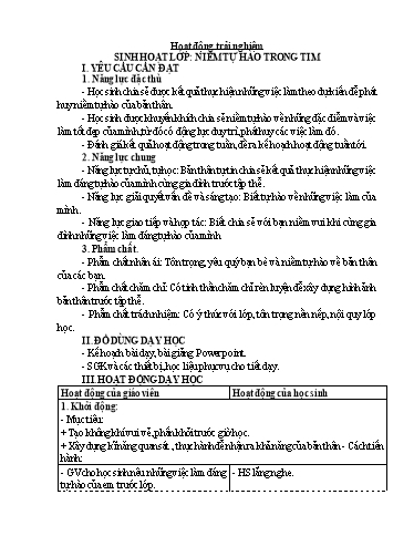 Kế hoạch bài dạy Lớp 4 - Tuần 3 - Năm học 2024-2025 - Phan Thái Châu Anh
