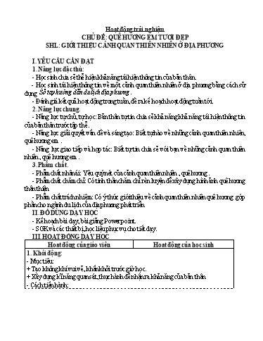 Kế hoạch bài dạy Lớp 4 - Tuần 30 - Năm học 2023-2024 - Đậu Thị Hương