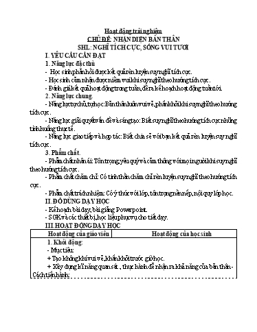 Kế hoạch bài dạy Lớp 4 - Tuần 5 - Năm học 2023-2024 - Trịnh Thị Quyên