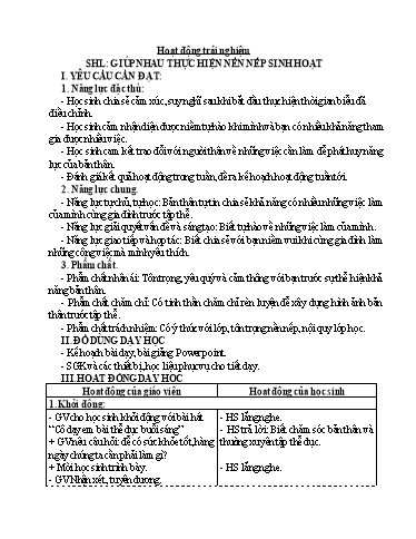 Kế hoạch bài dạy Lớp 4 - Tuần 6 - Năm học 2024-2025 - Đặng Thái Lê Na