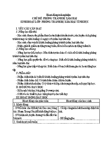 Kế hoạch bài dạy Lớp 5 - Tuần 25 - Năm học 2024-2025 - Đặng Thái Lê Na