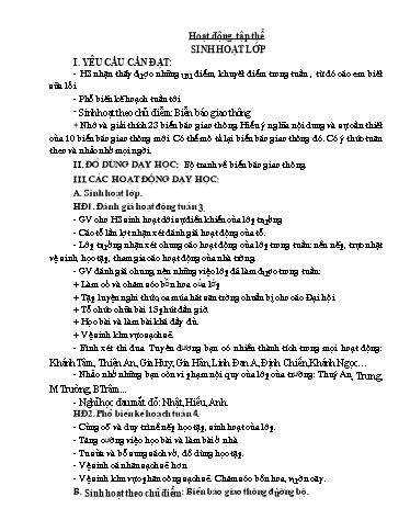 Kế hoạch bài dạy Lớp 5 - Tuần 4 - Năm học 2023-2024 - Đặng Thái Lê Na