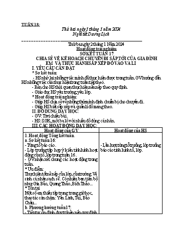 Kế hoạch bài dạy Toán + Tiếng Việt Lớp 2 - Tuần 18 - Năm học 2023-2024 - Lương Phương Trang